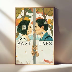 Past Lives Movie Poster, Classic Film, Room Decor, Canvas Posters,  Wall Art Poster, Poster Gifts