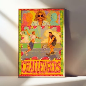 Challengers Movie Poster, Classic Film, Room Decor, Canvas Posters,  Wall Art Poster, Poster Gifts