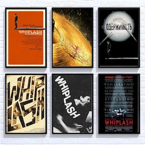 Poster di film Whiplash, poster su tela per decorazioni per la stanza, film classici, poster da parete, regali poster
