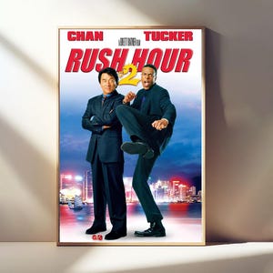 Rush Hour Movie Poster, Classic Film, Room Decor Canvas Posters,  Wall Art Poster, Poster Gifts