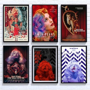 Twin Peaks Fire Walk with Me Movie Poster, Classic Film, Room Decor, Canvas Posters, Wall Art Poster, Poster Gifts