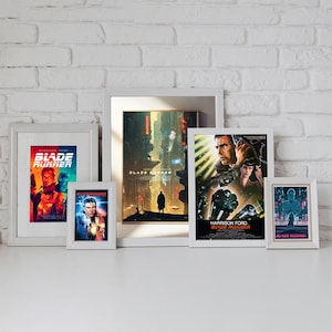 Blade Runner Film Poster, Filmklassiker, Raumdekor, Leinwand Poster, Wandkunst Poster, Poster Geschenke
