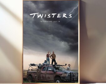 ツイスターズ（2024）映画ポスター、クラシック映画の壁アート - Etsy 日本