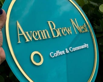 Acrylic Business Sign | Custom Logo Sign | Acrylic Logo Sign | Business Logo Signs