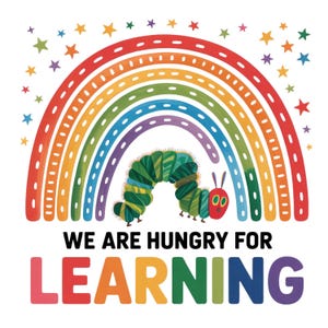 We Are Hungry For Learning PNG, Back To School Shirt Png, 1st Day Of School Png, Funny Teacher Png Sublimation Design, Digital Download