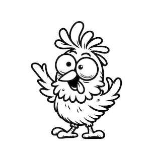 Poulet fou SVG, fichiers Cricut drôle de poulet, dessins de Sublimation animaux de la ferme, bricolage artisanat Bundle Clipart