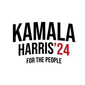 Kamala Harris Präsident Png svg, Kamala Harris Präsidentin 2024 Png, Frauenpower Komma la Png, Wahl 2024, Sofort Download