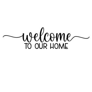 Benvenuti a casa nostra - Download digitale istantaneo - file svg, png ed eps inclusi! Cartello di benvenuto, porta d'ingresso, fattoria