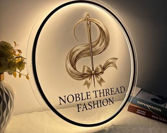 Placa personalizada para salão de beleza, placa de acrílico retroiluminada para salão, placas com logotipo comercial, placa para parede e porta de escritório, sinalização comercial de LED para parede.