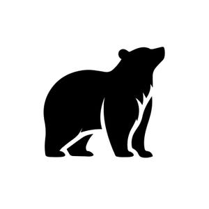 Mama/papa Bear Svg| Urso Svg| Urso Preto Svg| Silhueta de Urso Svg| Mamãe Urso Png| Corpo de Urso Svg| Arquivo Cricut de Urso
