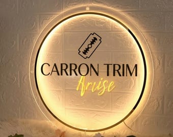 Custom Acrylic Backlit Sign, Business Logo Sign, Acrylic Logo Sign, Light Up Sign