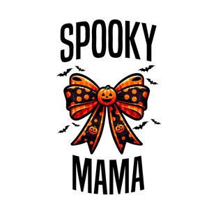 Spooky Mama Png, Coquette Halloween Png, Spooky Season Png, Retro Halloween Png, Spooky vibes Png, Fall Png, Halloween Shirt Sublimation svg