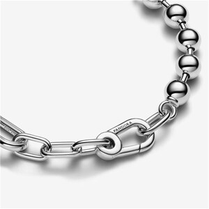 Bracelet à breloques chaîne de perles Pandora ME, argent sterling S925, convient aux bracelets à breloques européens, cadeau pour elle image 3