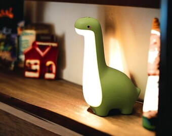 Luz nocturna de dinosaurio, Luz nocturna para niños, Mesita de noche, Lámpara, Regalo, Cumpleaños, Decoración del hogar, Accesorio lindo