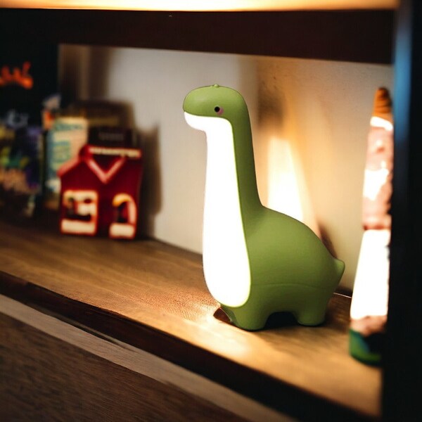 Luz nocturna de dinosaurio, Luz nocturna para niños, Mesita de noche, Lámpara, Regalo, Cumpleaños, Decoración del hogar, Accesorio lindo