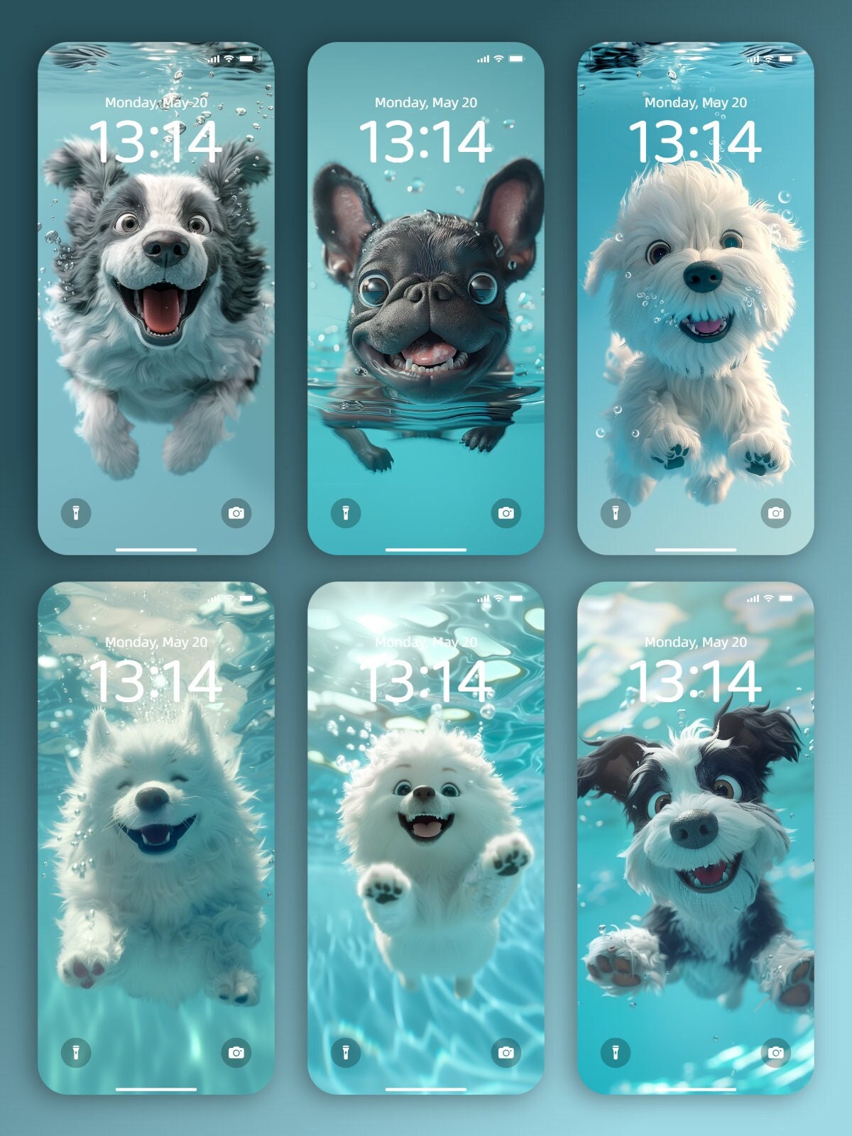 Dog phone wallpaper - Etsy México, image size:1200x1600