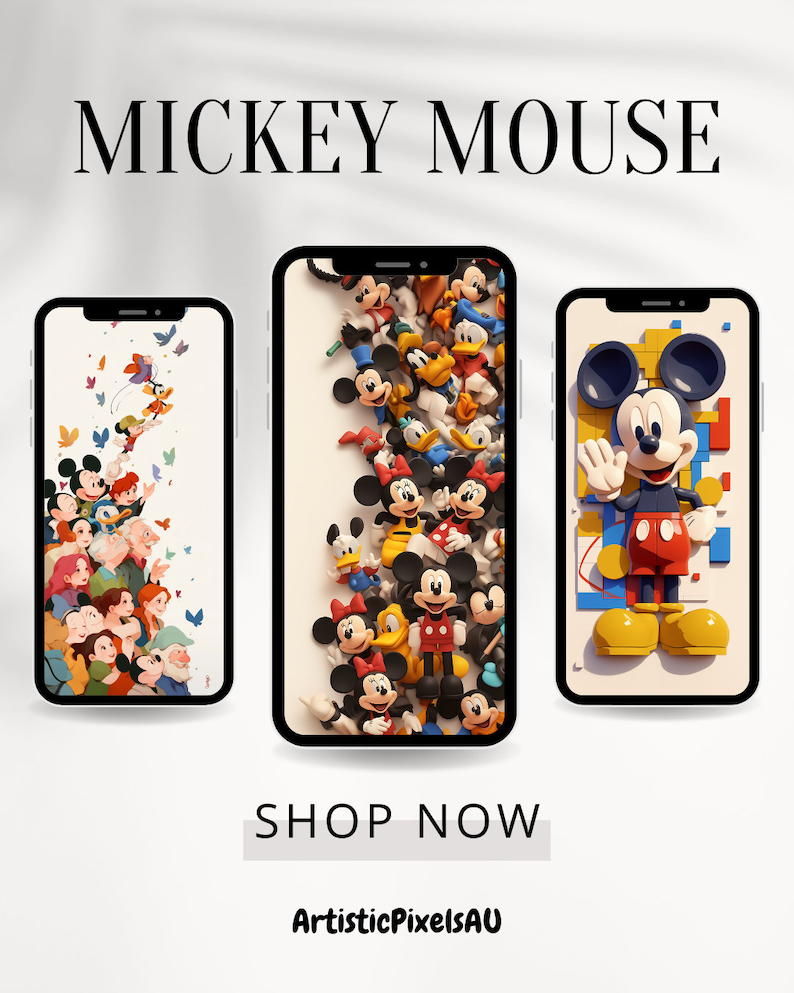 Rightmost Character 11 Mickey 4K Phone Wallpapers, Mobile Phone Wallpaper Illustration ...