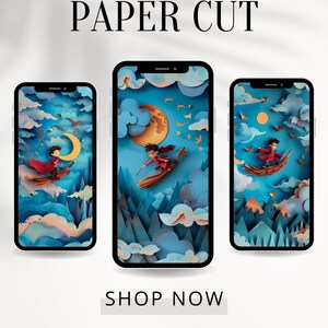 Paper Cut Art Phone Wallpapers: 4K Mobile Illustration (digital ...