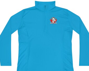 Ladies Quarter-Zip Pullover-Great White North