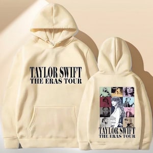 Taylor Swift The Eras Tour Sweatshirt Midnight Album Print Hooded Hoodie for Boys and Girls Streetwear for Spring Summer Khaki