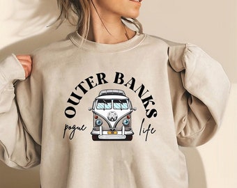 Outer Banks Sweatshirt Pogue Life OBX Hoodie Vintage TV Show JJ Maybank Sweatshirts for Unisex Streetwear Fans Perfect Gift
