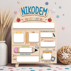 Customized First Day and Last Day Of School Sign, Back To School Sign For Photo, School Sign For Kids, 1st Day Of School Sign, School Board