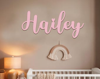 Personalized Nursery Name Sign, Wooden Name Sign, Baby Name Sign, Custom Name Sign Wooden, Letters Wood Name Sign, Wall Name Sign Baby Name