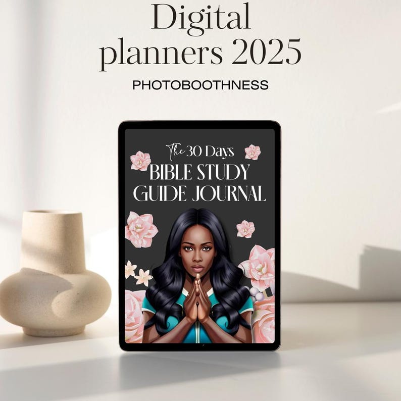 Digital Bible Study Journal, Christian Planner (PDF) - Etsy