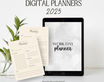 Work Day Organizer 2024 – Daily & Weekly Planner (PDF)