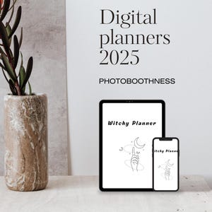Witchy planner, Witch planner, Digital planner, Witch journal, Tarot journal, Printable planner, Astrology planner, Etsy journal