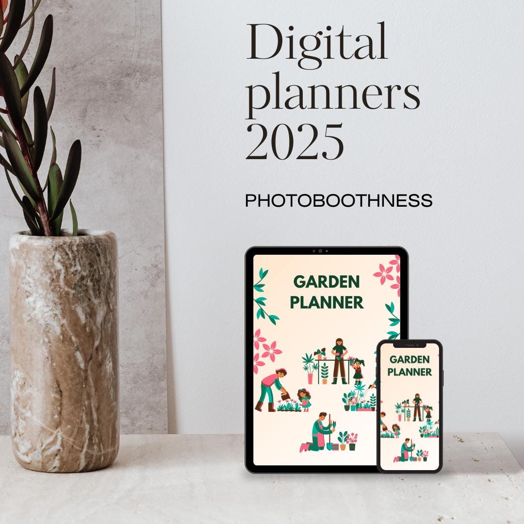 Ultimate Gardening Planner &amp; Tracker: Digital Journal for Indoor Plants - Etsy