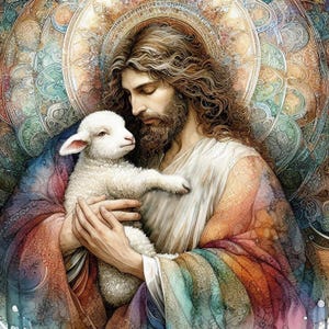Jesus Christus Clipart, 10 hochwertige JPGs, Aquarell Jesus Bilder, christliche Osterkunst, Kartenherstellung, Journaling, KOMMERZIELLE NUTZUNG | AF0314