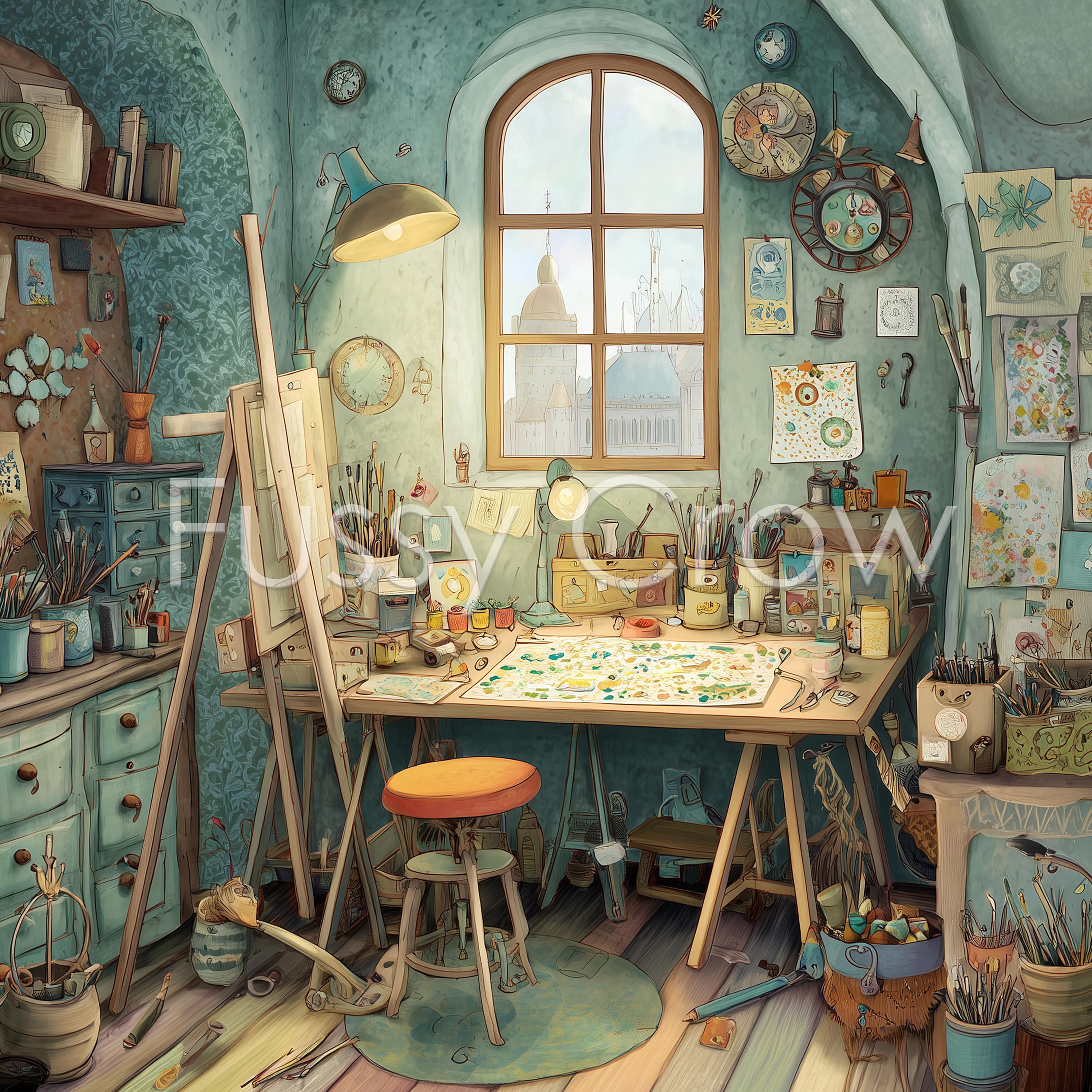 Whimsical Art & Craft Studio Clipart, 12 High Quality Watercolour Jpgs ...