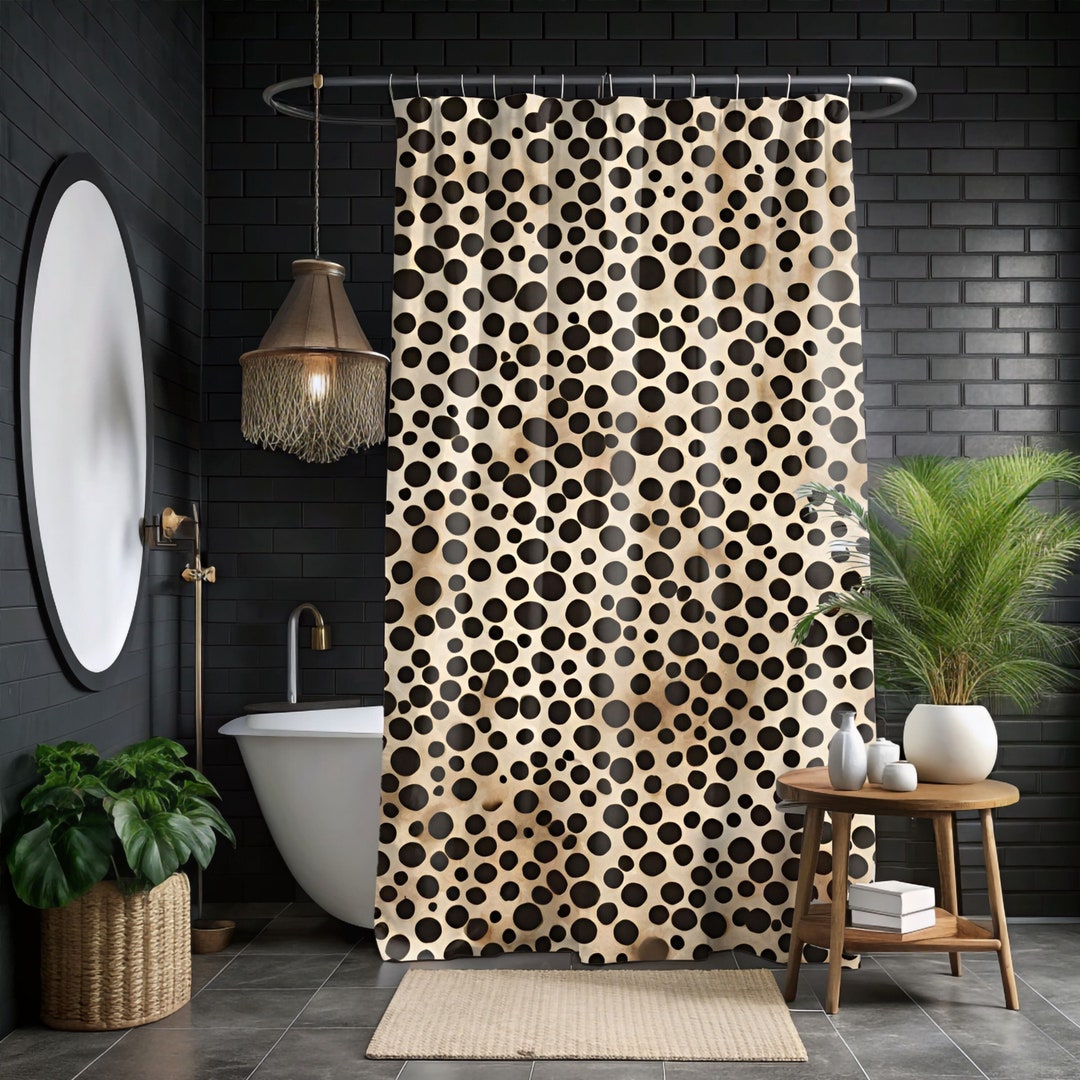 Colorful Shower Curtain, Beautiful Shower Curtain, Eyecatcher for Your Bathroom, Gift for Her ...