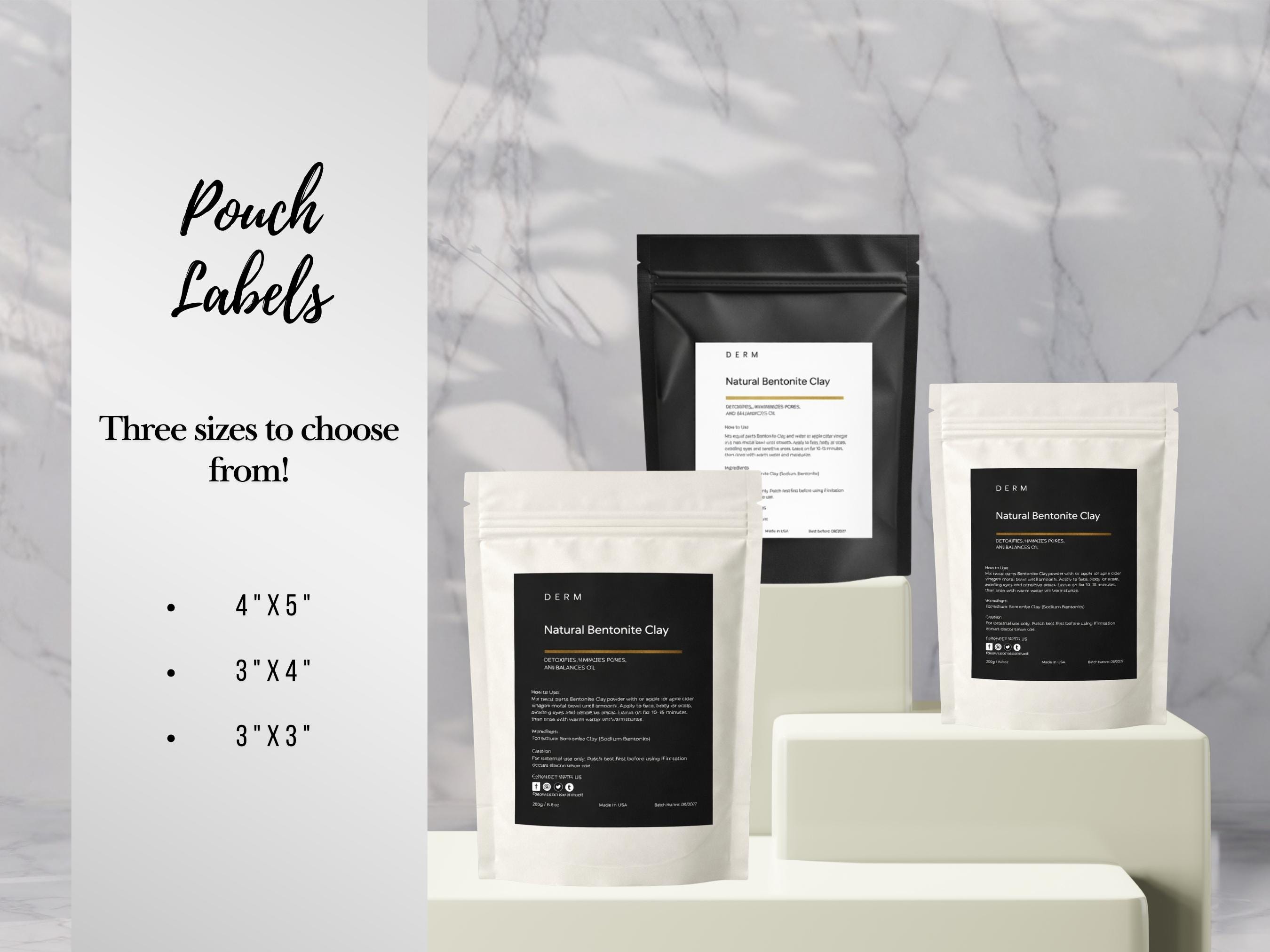 Canva Label Template Bundle | Editable Printable Product Labels | Small ...
