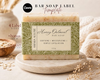 Olive Design Soap Packaging Labels for Soap Printable Label Template Custom Soap Label Sticker Product Label Template Handmade Soap Label