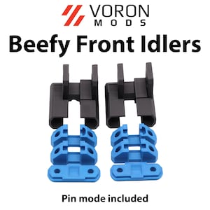 Voron Mods Beefy Front Idlers, Voron Parts, 3D Printed Parts, Voron Printed Parts, Printed 3D Sets, Printed Parts, Voron 3D Parts, ABS