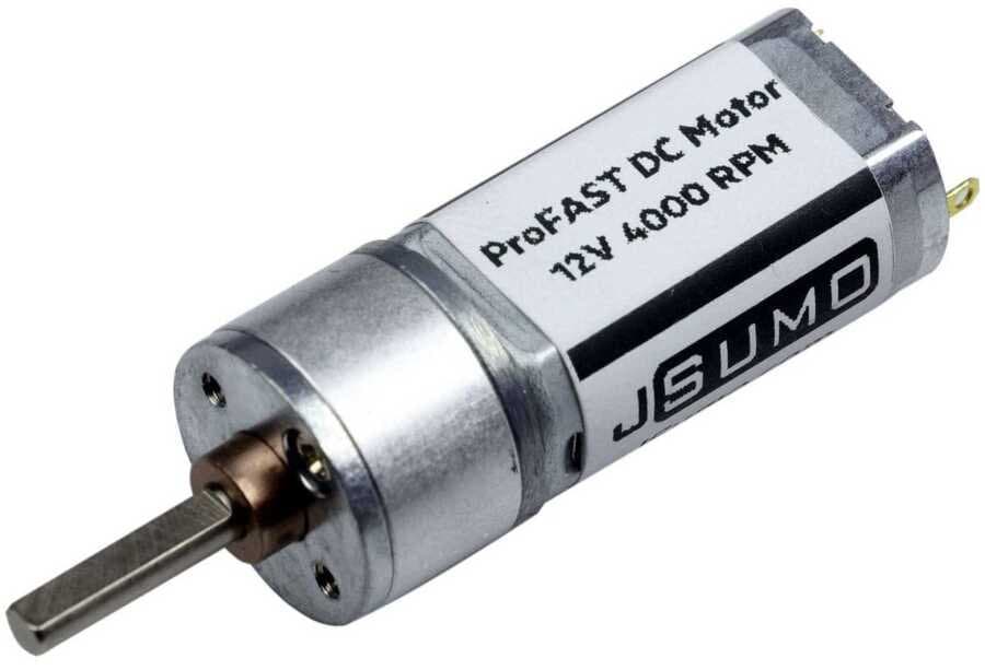 ProFast 12V 4000RPM Mini Zahnradmotor 16mm Durchmesser- Schneller Zahnradmotor für Line-Roboter