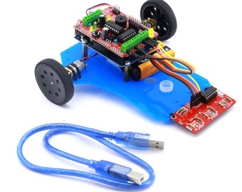 Kit de robot seguidor de línea apto para principiantes