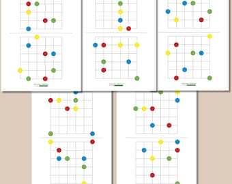 Color Matching Dots Worksheet: Kids Activity (PDF Printable)