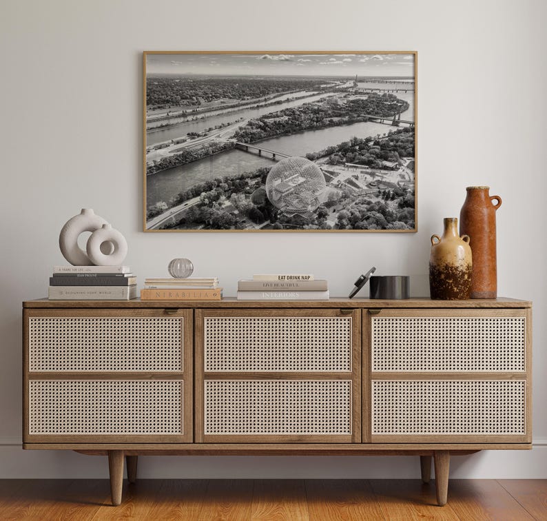 Black and White, Montreal Print, Montreal Wall Art, Montreal Poster