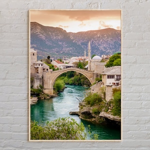 Real Photo, Bosnia and Herzegovina Print, Bosnia and Herzegovina Wall Art, Bosnia and Herzegovina Poster, Europe Poster Print