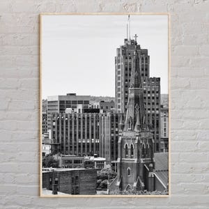 Black and White, Syracuse Print, Syracuse Wall Art, Syracuse Poster, Syracuse Photo, Syracuse Poster Print, Syracuse Decor, New York Print