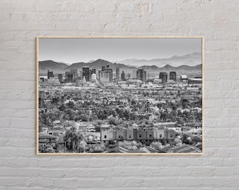 Black and White, Phoenix Print, Phoenix Wall Art, Phoenix Poster, Phoenix Photo, Phoenix Poster Print, Phoenix Wall Decor, Arizona Print