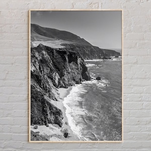 Black and White, Monterey Print, Monterey Wall Art, Monterey Poster, Monterey Photo, Monterey Poster Print, Monterey Decor, California