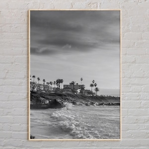 Black and White, San Diego Print, San Diego Wall Art, San Diego Poster, San Diego Photo, San Diego Poster Print, California Poster Print