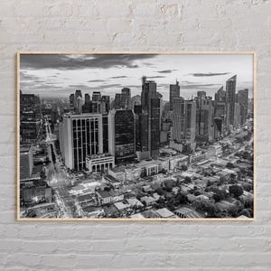 Black and White, Manila Print, Manila Wall Art, Manila Poster, Manila Photo, Manila Poster Print, Manila Wall Decor, Philippines Poster