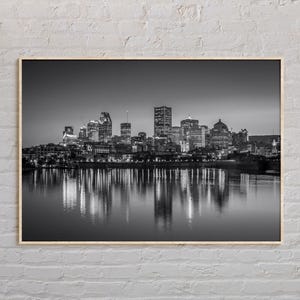 Black and White, Montreal Print, Montreal Wall Art, Montreal Poster, MontBlack and White, Montreal Decor, Canada Print