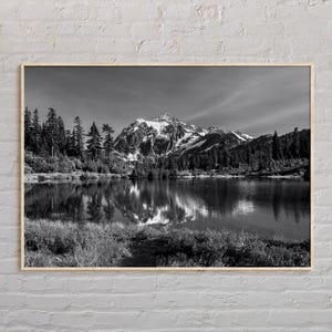 Zwart-wit, Washington Print, Washington Wall Art, Washington Poster, Washington Photo, Washington Poster Print, Washington Decor