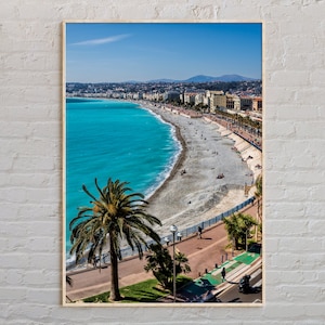 Vraie photo, belle impression, belle oeuvre d'art murale, belle affiche, belle photo, belle impression d'affiche, belle décoration murale, impression de la Côte d'Azur, de la France